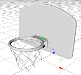 C4D模型 篮球架