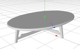 C4D模型 茶几