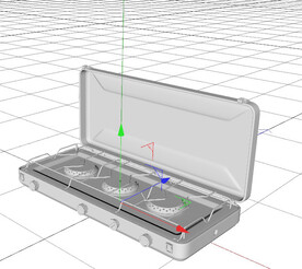  C4D模型 野营炉子