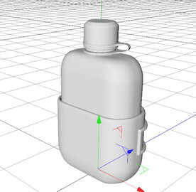 C4D模型 水壶