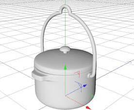 C4D模型 锅子
