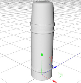 C4D模型 热水瓶