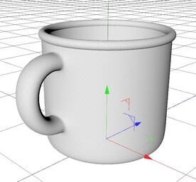 C4D模型 水杯