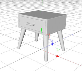 C4D模型 茶几