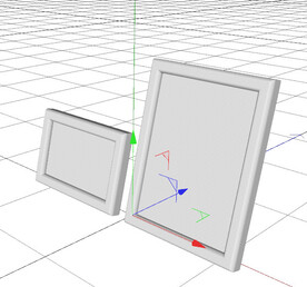 C4D模型 画框