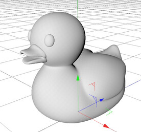 C4D模型 小黄鸭