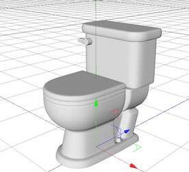 C4D模型马桶