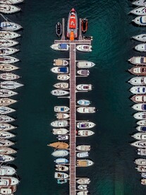 船舶码头鸟瞰图