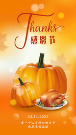 感恩节海报