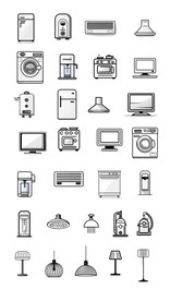 30个家电图标