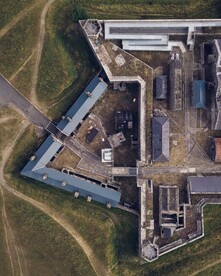 田园建筑鸟瞰图