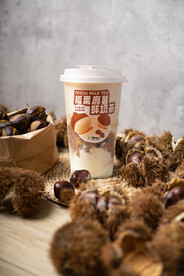 板栗麻薯鲜奶茶