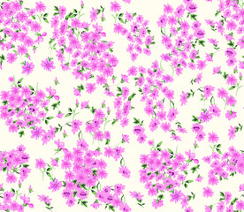 数码印花小碎花