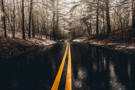 雨天的道路