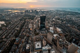 城市楼宇鸟瞰图