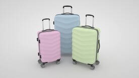 旅行箱行李箱c4d模型oc渲染