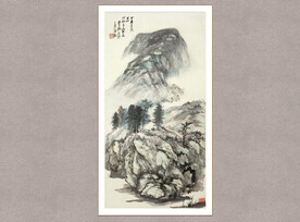 策杖访友图
