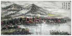 大美秦岭国画