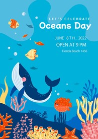 海洋节海报