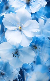 花朵框画