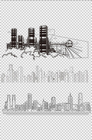 城市剪影元素