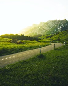 山野道路风景