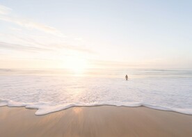 海滩泡沫