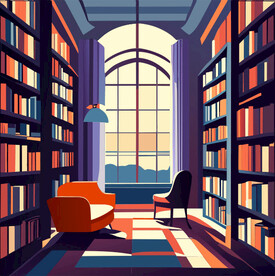 图书馆矢量图 