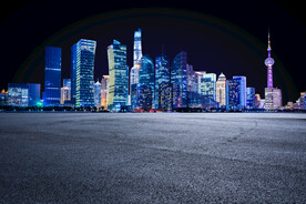 现代城市夜景