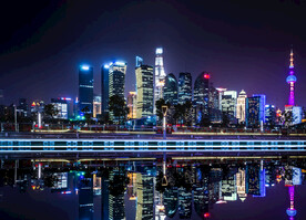 现代城市夜景