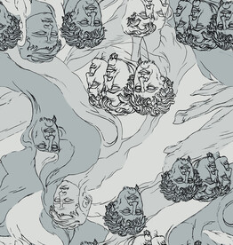 数码印花 卡通人头