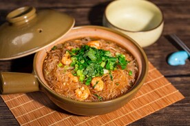 虾仁粉丝煲