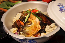 高压鱼头豆腐 