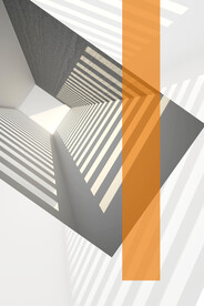 现代简约几何装饰画画心素材建筑