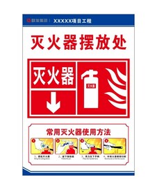 灭火器摆放处使用方法