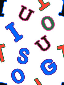 卡通字母