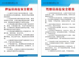 驾驶员安全制度