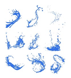 水花素材