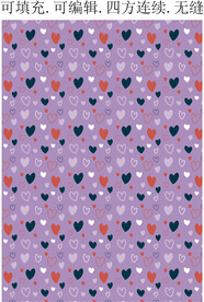  爱心印花 心型图案