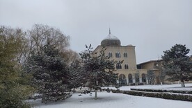 冬季雪景园博园