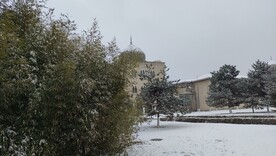 冬季雪景园博园