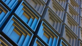 蓝色3d规则方形抽象科技纹理
