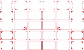 中式矢量装饰花纹边框