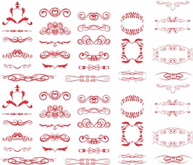 矢量中式装饰花纹边框