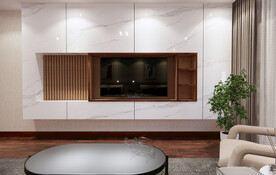 电视背景墙效果图