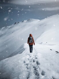 雪中漫步