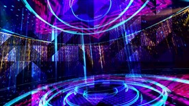 转动星光荧光粒子雨