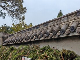 仿古瓦墙