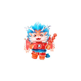 国潮龙年IP新年形象
