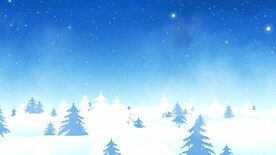 雪花飘落